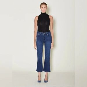 LE JEAN Bella Crop Flare Jeans